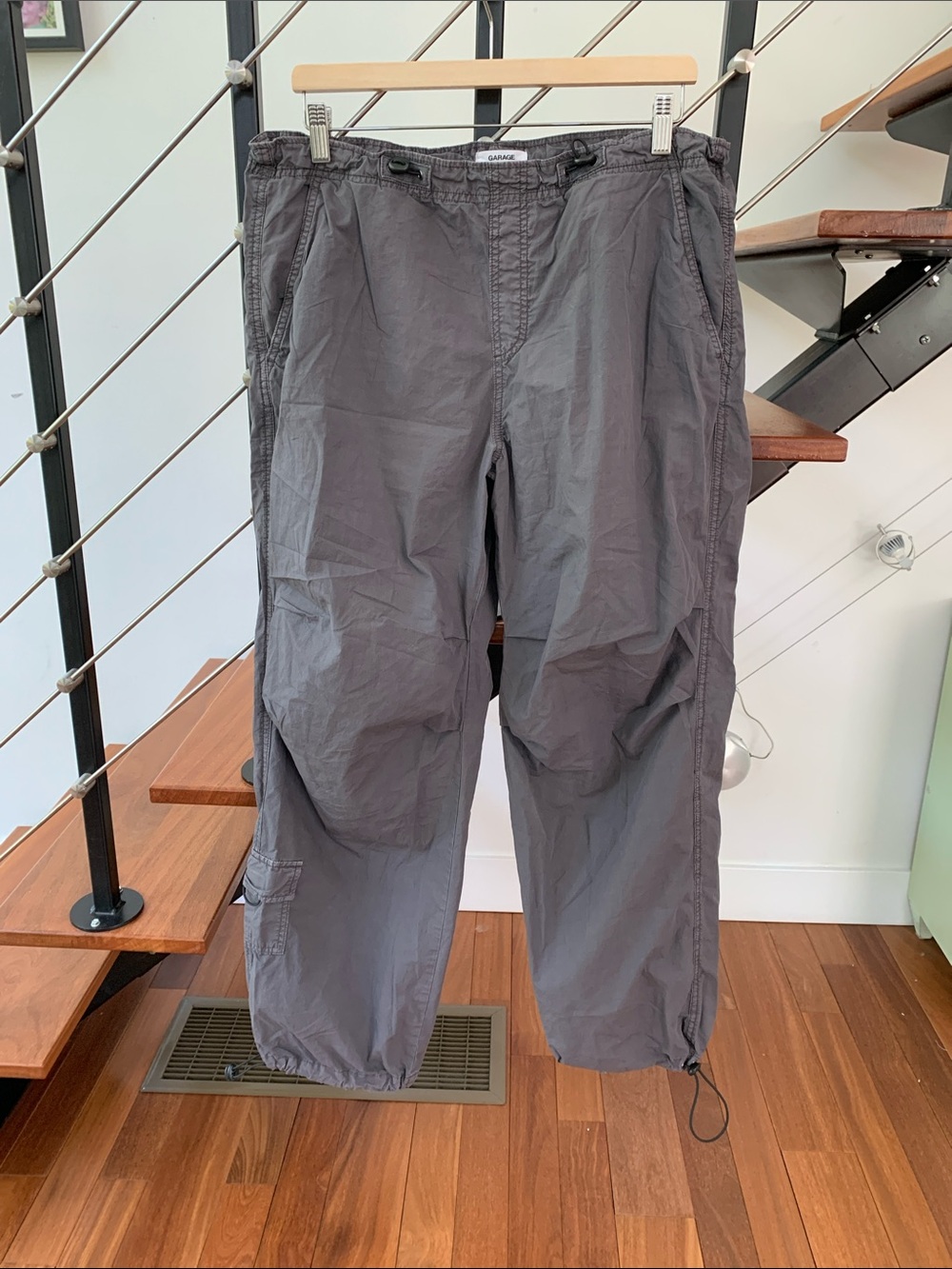 Garage Women's Gray Cargo Pants - Comfortable Casual Wear